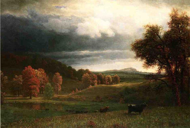 Albert Bierstadt Autumn Landscape: The Catskills France oil painting art